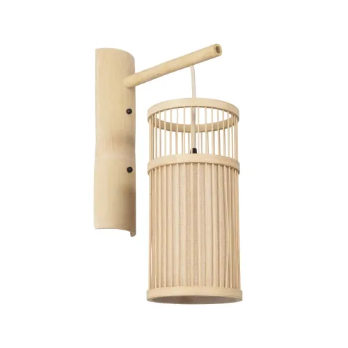 GLOBOSTAR® TULUM 01972 Boho Φωτιστικό Τοίχου - Απλίκα με Ντουί 1 x E27 AC 220-240V IP20 - Μπεζ - Μ42 x Π30 x Υ50cm