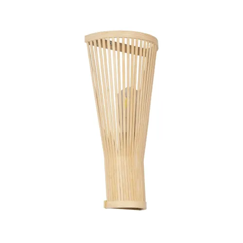GLOBOSTAR® CHORD 01975 Boho Φωτιστικό Τοίχου - Απλίκα με Ντουί 1 x E27 AC 220-240V IP20 - Μπεζ - Μ20 x Π10 x Υ38.5cm