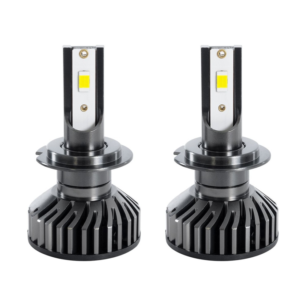 GLOBOSTAR® LEDKITF2 82023 Λάμπα H7 CANbus LED 30W/60W 3500lm/7000lm 360° DC 12-24V Αδιάβροχο IP65 Ψυχρό Λευκό 6000K - CREE COB Chip - Μ4 x Π4 x Υ6.6cm - Πακέτο 2 Τεμαχίων - 2 Χρόνια Εγγύηση