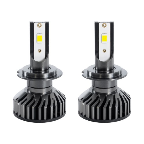 GLOBOSTAR® LEDKITF2 82023 Λάμπα H7 CANbus LED 30W/60W 3500lm/7000lm 360° DC 12-24V Αδιάβροχο IP65 Ψυχρό Λευκό 6000K - CREE COB Chip - Μ4 x Π4 x Υ6.6cm - Πακέτο 2 Τεμαχίων - 2 Χρόνια Εγγύηση
