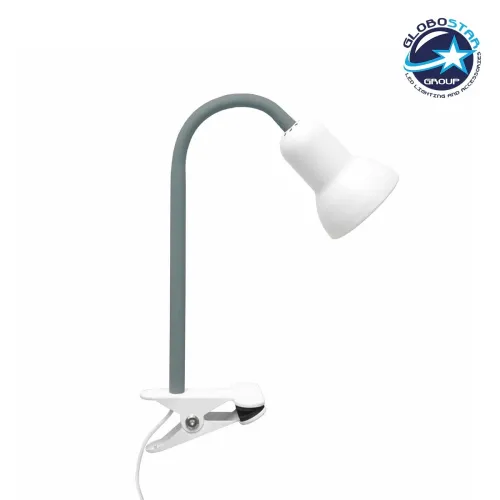 GLOBOSTAR® TAVOLO 204-0152 Παιδικό Επιτραπέζιο Φωτιστικό Πορτατίφ με Ντουί 1 x E14 AC 220-240V IP20 - Πράσινο & Λευκό - Μ11 x Π9 x Υ35cm