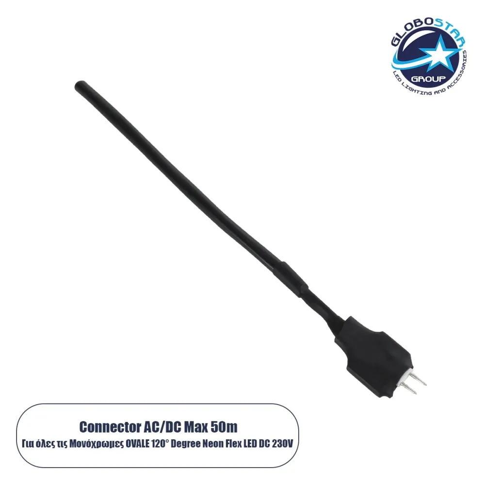 GLOBOSTAR® NEOVALE-NEOTUBE-A 223032 Μεταλλάκτης Τροφοδοσίας 3A 690W AC 220-240V σε DC 220-240V για έως 50 Μέτρα Neon Flex LED Αδιάβροχο IP65 - Λευκό - Μ29 x Π2.5 x Υ0.4cm - 2 Χρόνια Εγγύηση