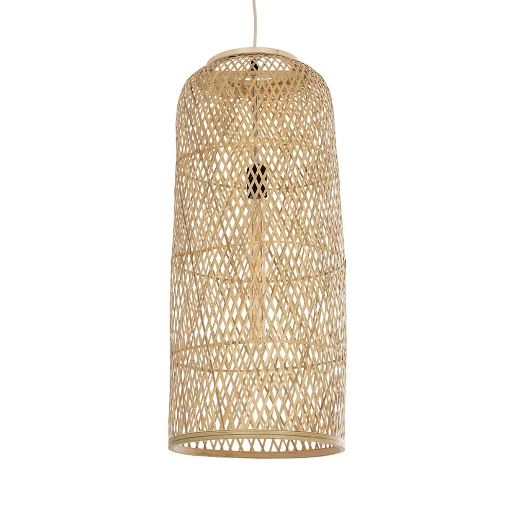 GLOBOSTAR® CALERO 01711 Boho Κρεμαστό Φωτιστικό Οροφής με Ντουί 1 x E27 AC 220-240V IP20 - Μπεζ - Μ30 x Π30 x Υ70cm