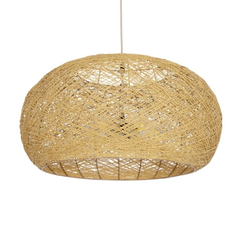 GLOBOSTAR® FIJI INCASS 01628 Vintage Κρεμαστό Φωτιστικό Οροφής με Ντουί 5 x E27 AC 220-240V IP20 - Μπεζ - Μ60 x Π60 x Υ29cm
