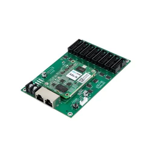 GLOBOSTAR® A8S-N+HUB 41022 Novastar A8S-N+HUB Receiving Card για Οθόνες LED Video Wall 8 x HUB75E με Loading Capacity σε Pixel 512 x 384px - Gigabit Network Ethernet Input & Output Ports - DC 5V IP20 - Μ7 x Π4.5 x Υ0.8cm - 2 Χρόνια Εγγύηση