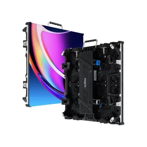 GLOBOSTAR® CRYSTALPIX 41039 Κυρτή Οθόνη Video Wall P1.95 GOB Καμπίνα 50x50cm LED 160W 3840Hz 65536 Dots ≥800cd/㎡ Nits AC 220-240V Εσωτερικού Χώρου IP31 Full Color S1/32 14Bits - Κάρτα NovaStar A8S-N+HUB - Curved -10/+15 Angle - Προστατευτικά Γωνιών - King