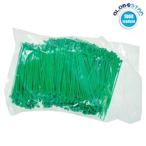 GloboStar® 78601 Δεματικά Εγκατάστασης/Τοποθέτησης Τεχνητών Φυτών & Λουλουδιών 100 x 2.5mm Πακέτο 1000 Τεμαχίων