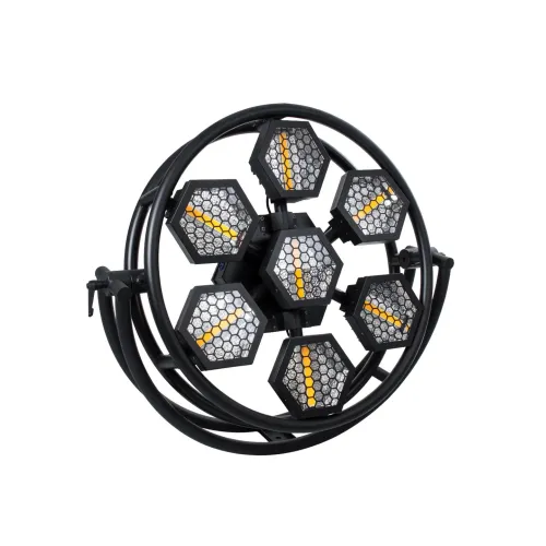 HEXA® HALO 51196 Stage Φωτιστικό Ειδικών Εφέ Digital Matrix Pixel & Blinder LED 784W 120° AC 220-240V IP20 7 x 100W COB Chip & 168 x 0.5W SMD5050 Chip Ultra Θερμό Λευκό 2200K & Πολύχρωμο RGB Dimmable DMX512 Protocol - Μ95 x Π17.5 x Υ78.5cm - 2