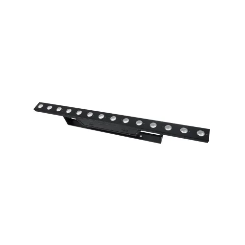 GloboStar® 51204 MEDES Επαγγελματική Μπάρα Φωτισμού Wall Washer LED 14 x 10W 140W 8° AC 220-240V IP20 Πολύχρωμο RGB DMX512 - Μαύρο - Μ100 x Π6.5 x Υ12.5cm - 2 Χρόνια Εγγύση