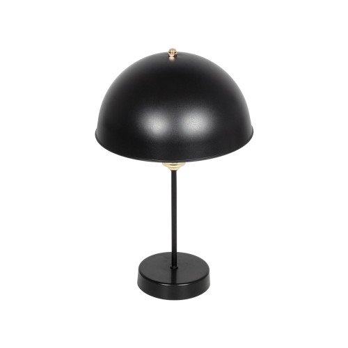 GLOBOSTAR® GAZETA 203-0299 Μοντέρνο Επιτραπέζιο Φωτιστικό Πορτατίφ με Ντουί 1 x E27 AC 220-240V IP20 - Μαύρο & Χρυσό - Μ25 x Π25 x Υ39cm