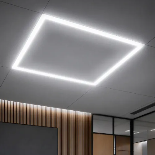 GLOBOSTAR® FRAMELIN 60368 Χωνευτό Panel Οροφής 60x60 LED 48W 5760lm 120° CRI≥85Ra UGR<19 AC 220-240V IP20 Ψυχρό Λευκό 6000K - Lumileds SMD Chip & TÜV SÜD Driver - Λευκό Γαλακτερό - Μ60 x Π60 x Υ1.5cm / Q56 x 56cm - 5 Χρόνια Εγγύηση