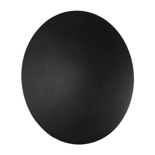 GLOBOSTAR® HELIO-R 60661 Μοντέρνο Φωτιστικό Τοίχου - Απλίκα LED 12W 1200lm 120° AC 220-240V Αδιάβροχο IP65 Θερμό Λευκό 2700K - Lumileds SMD Chip & TÜV SÜD Driver - Μαύρο Ματ - Μ26 x Π26 x Υ5cm - 5 Χρόνια Εγγύηση