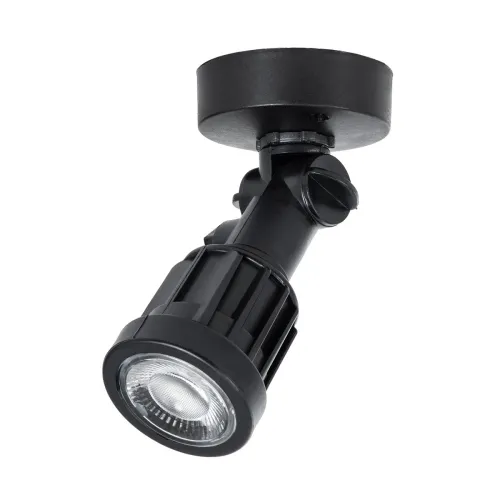 GLOBOSTAR® GARDENINI 61547 Φωτιστικό Σποτ LED 5W 400lm 38° DC 24V Αδιάβροχο IP68 Πράσινο Dimmable - Lumileds SMD Chip - Μαύρο - Μ7 x Π7 x Υ14.5cm - 3 Χρόνια Εγγύηση