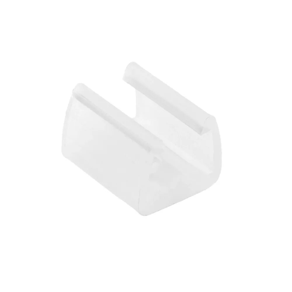 GLOBOSTAR® NEOVALE-B 70623 Βάση Στήριξης για Neon Flex LED Αδιάβροχο IP65 - Διάφανο - Μ1.4 x Π1.2 x Υ1cm