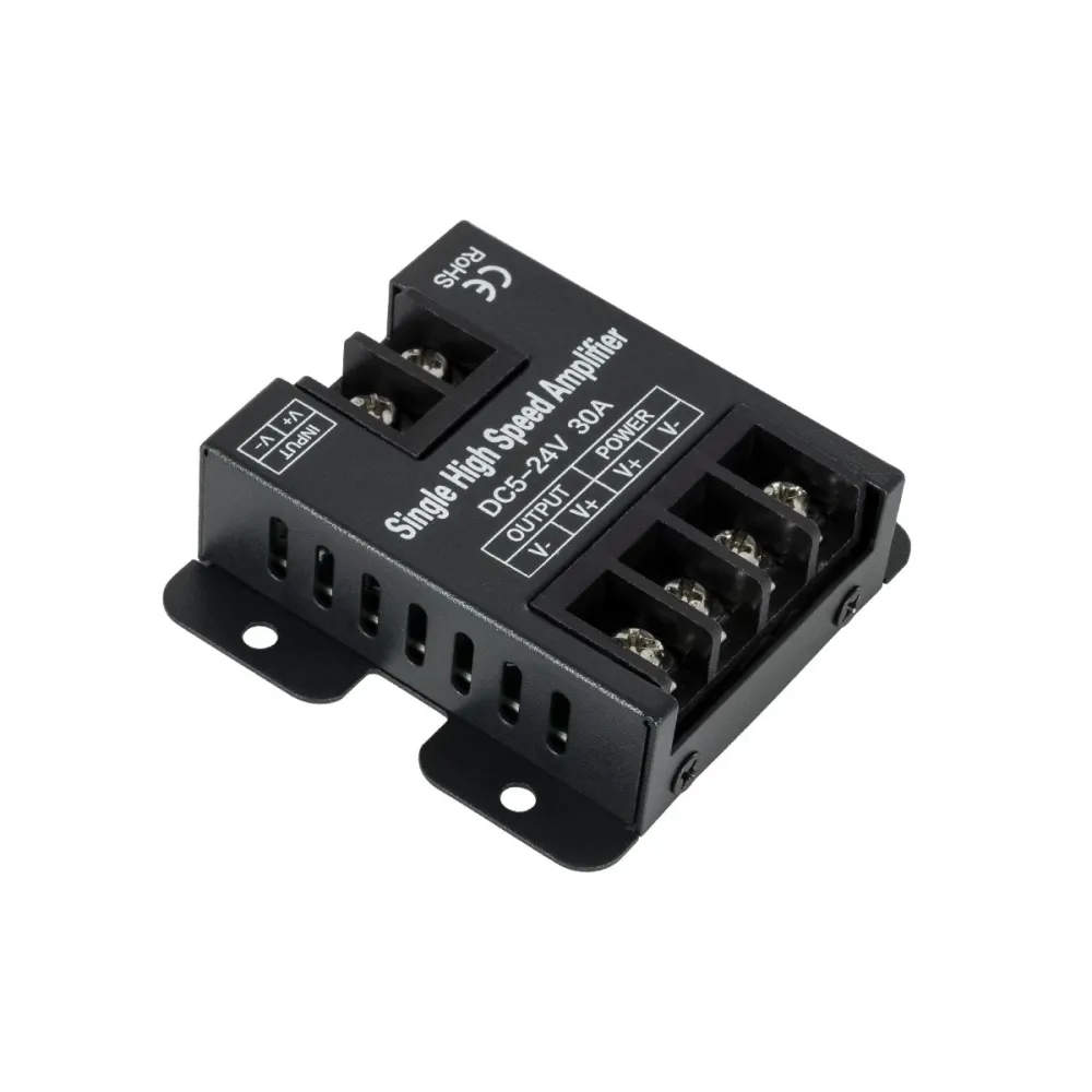 GLOBOSTAR® 73396 CORE Ενισχυτής Ισχύος & Σήματος Υψηλής Ταχύτητας 1CH DC 5-24V 30/15A 360W Max IP20 - M8.5xΠ2xΥ6.5cm - 2 Χρόνια Εγγύηση