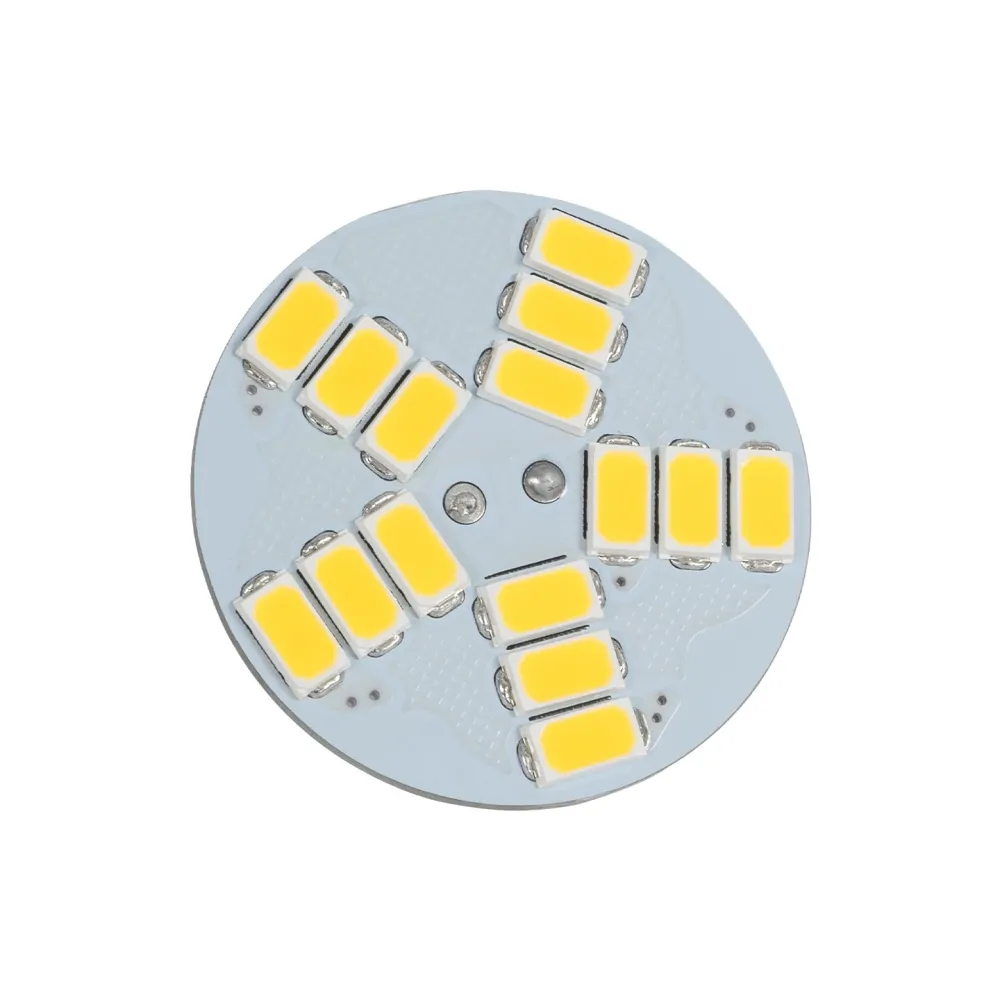 GLOBOSTAR® G4BACK 76103 Λάμπα G4 LED 4.5W 405lm 120° DC 12-24V IP20 Θερμό Λευκό 2700K Dimmable - Sanan SMD Chip - Back Pin - Μ3 x Π3 x Υ1.9cm - 2 Χρόνια Εγγύηση