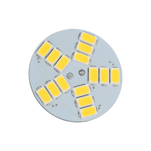 GLOBOSTAR® G4BACK 76103 Λάμπα G4 LED 4.5W 405lm 120° DC 12-24V IP20 Θερμό Λευκό 2700K Dimmable - Sanan SMD Chip - Back Pin - Μ3 x Π3 x Υ1.9cm - 2 Χρόνια Εγγύηση