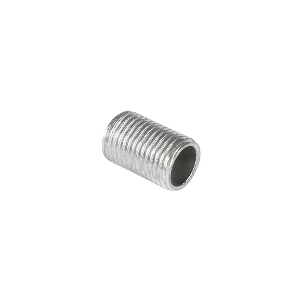 GLOBOSTAR® THREADEDTUBE 77556 Μεταλλικός DIY Σύνδεσμος / Μαστός με M10 Σπείρωμα για Φωτιστικά - Μ1.5 x Π1 x Υ1cm