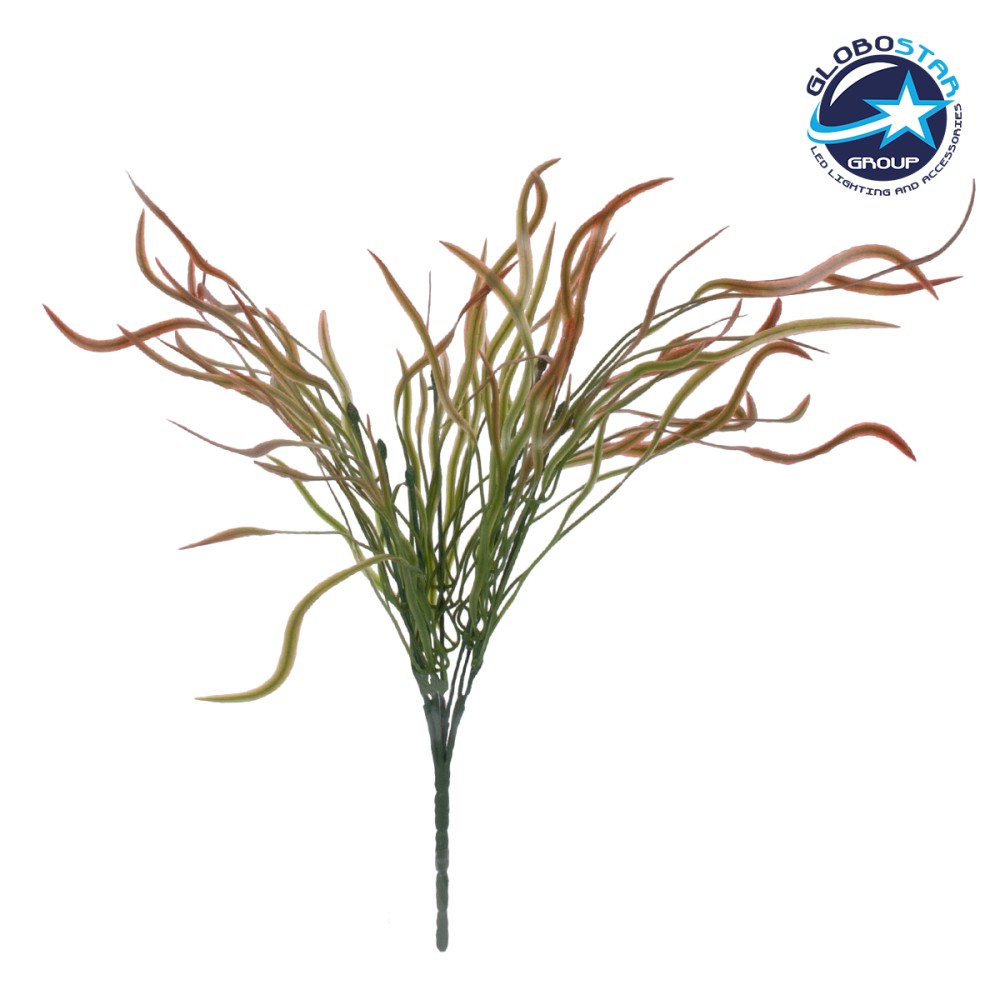 GloboStar® SPLEENWORTH SMALL 78279 Τεχνητό Φυτό Ασπλήνιο Μικρό - Μπουκέτο Διακοσμητικών Φυτών - Κλαδιών με Φύλλωμα Πράσινο - Κόκκινο Υ50cm