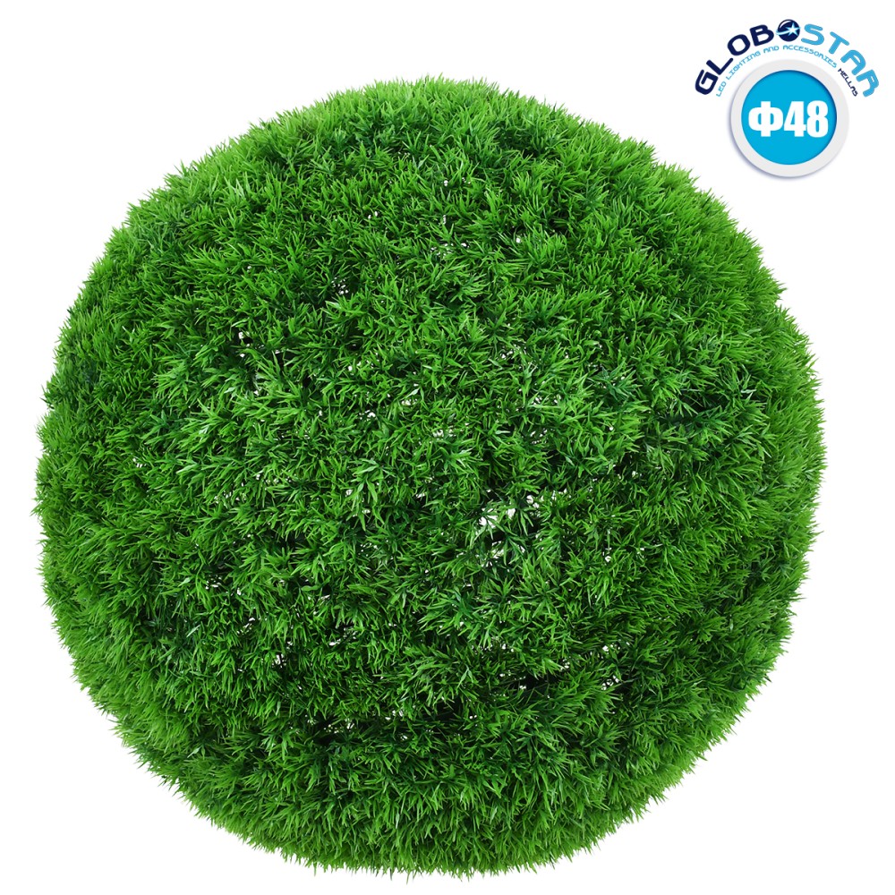 GloboStar® 78511 Artificial - Συνθετικό Τεχνητό Διακοσμητικό Φυτό Θάμνος Γρασίδι Πράσινο Φ48cm