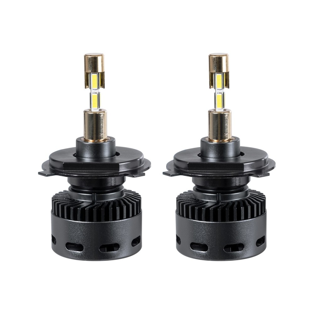 GloboStar® 81504 H4 X10 360° Line KIT Βασικού Φωτισμού Αυτοκινήτου & Φορτηγού 3nd Generation Can-Bus Series LED CREE CXB 55W/110W 11000lm/22000lm DC 12V Αδιάβροχο IP56 Ψυχρό Λευκό 6000K