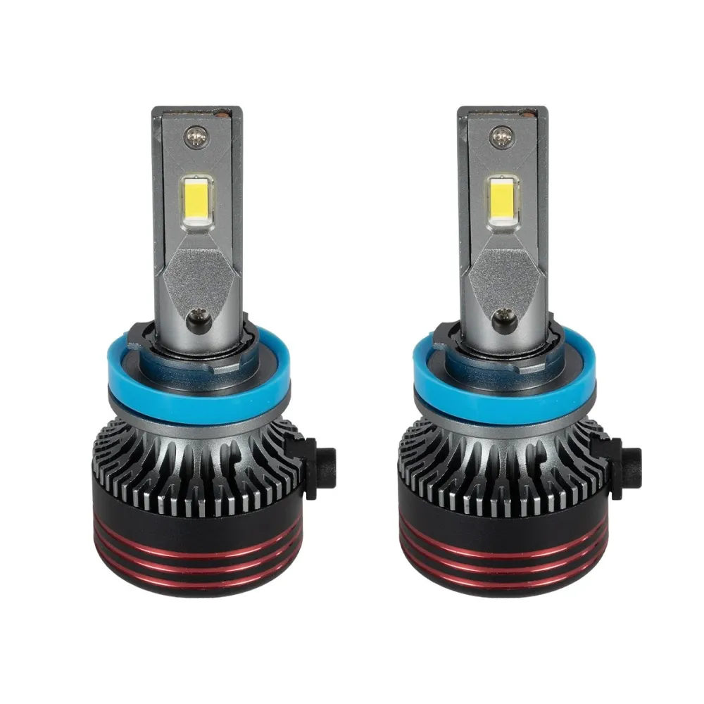 GloboStar® 82084 H8 HL Line KIT Βασικού Φωτισμού Αυτοκινήτου & Φορτηγού 3rd Generation Can-Bus Extreme Series LED CREE CXB COB 60W/120W 10000lm/20000lm DC 12V Αδιάβροχο IP67 Ψυχρό Λευκό 6000K