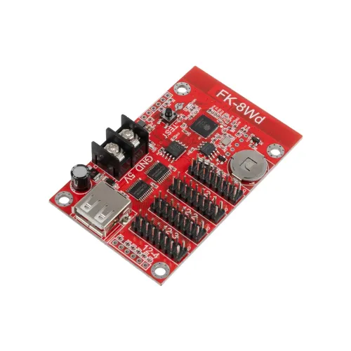 GLOBOSTAR® CARD-FK-8Wd 90095 Κάρτα Εικόνας για Μονόχρωμες Κυλιόμενες Ψηφιακές Επιγραφές/Οθόνες DC 5V IP20 - 3072x16/1536x32/1024x48/768x64 Pixels - Μ7.7 x Π4.8 x Υ1.6cm - 2 Χρόνια Εγγύηση