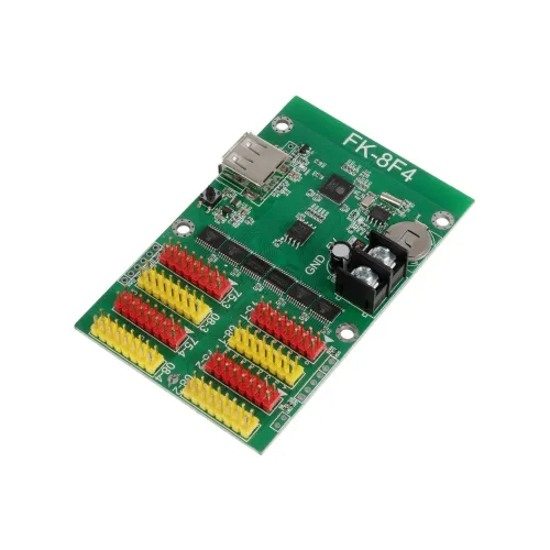 GLOBOSTAR® CARD-FK-8F4 90096 Κάρτα Εικόνας για Πολύχρωμες RGB LED Κυλιόμενες Ψηφιακές Επιγραφές/Οθόνες DC 5V IP20 - 4096x16/2048x32/1344x48/1024x64 Pixels - Μ9.5 x Π6.2 x Υ1.6cm - 2 Χρόνια Εγγύηση