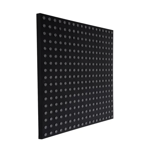 GloboStar® 90118 Digital Pixel Addressable Facade Panel - Ψηφιακό Πάνελ Πρόσοψης Κτιρίων LED SMD 3535 225W/m2 300LED/m2 300PIXEL/m2 SPI/TTL Protocol IC UCS512B 13500lm/m2 120° DC 12V IP67 RGB - Μαύρο Σώμα - Μ100 x Π100 x Υ3cm