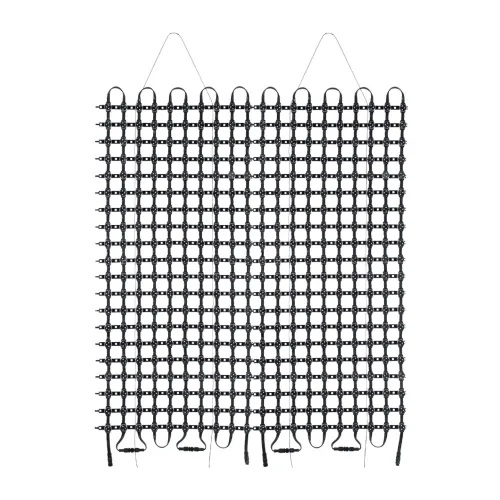 GloboStar® 90143 Digital Pixel Addressable Facade Soft Net Panel - Ψηφιακό Εύκαμπτο Δίχτυ Πάνελ Πρόσοψης Κτιρίων LED SMD 3535 300W/m2 400LED/m2 400PIXEL/m2 SPI/TTL Protocol IC UCS512B 18000lm/m2 120° DC 12V IP67 RGB - Μαύρο Σώμα - Μ100 x Π100 x Υ1.7cm