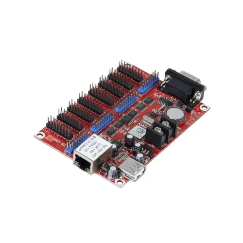 GloboStar® TF-C6NUR 90386 LED Receiving Card 8 x HUB75 - Κάρτα Καναλιών για Ψηφιακές Οθόνες LED Video Wall Single Color W2048 x H64 & W1024 x H128 - Double Color W1024 x H64 - W512 x H128 - Gigabit Network Linkable - DC 3.5~6V - IP20 Μ11.7 x Π7.8 x Υ1