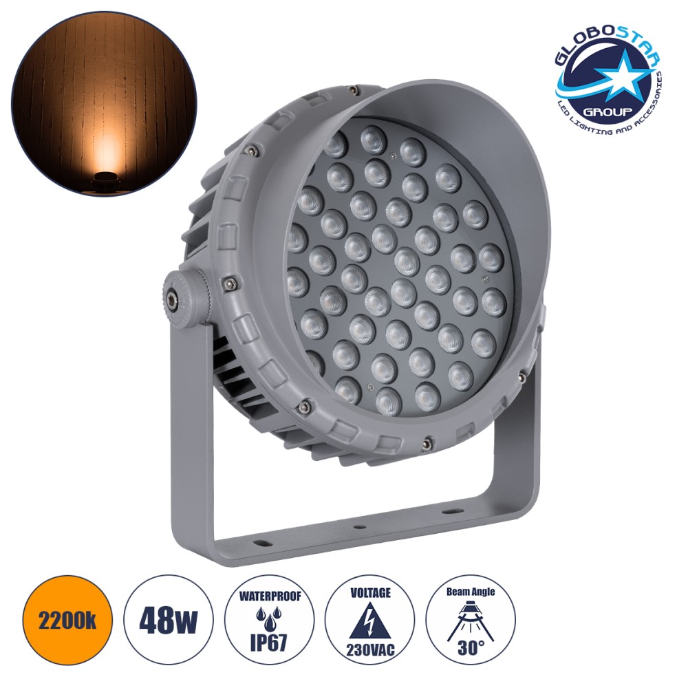 GLOBOSTAR® WINDOWBARI 90587 Φωτιστικό Ανάδειξης Παραθύρων LED 12W 1080lm 8° x 180° DC 24V Αδιάβροχο IP65 Θερμό Λευκό 2700K Dimmable - CREE XPE Chip - Γκρι Ανθρακί Ματ - Μ30 x Π4 x Υ3.5cm - 3 Χρόνια Εγγύηση
