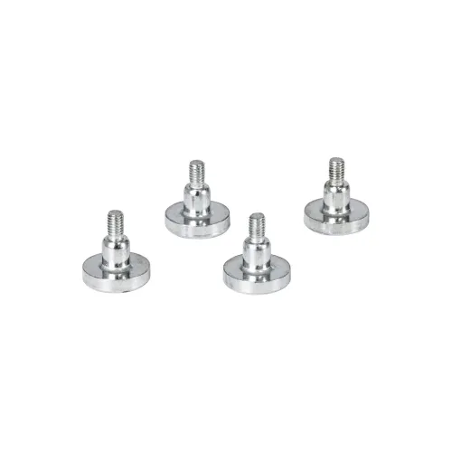 GloboStar® 90781 Σετ 4 Τεμ. Μαγνητικών Στηριγμάτων για LED Module Πινακίδων
