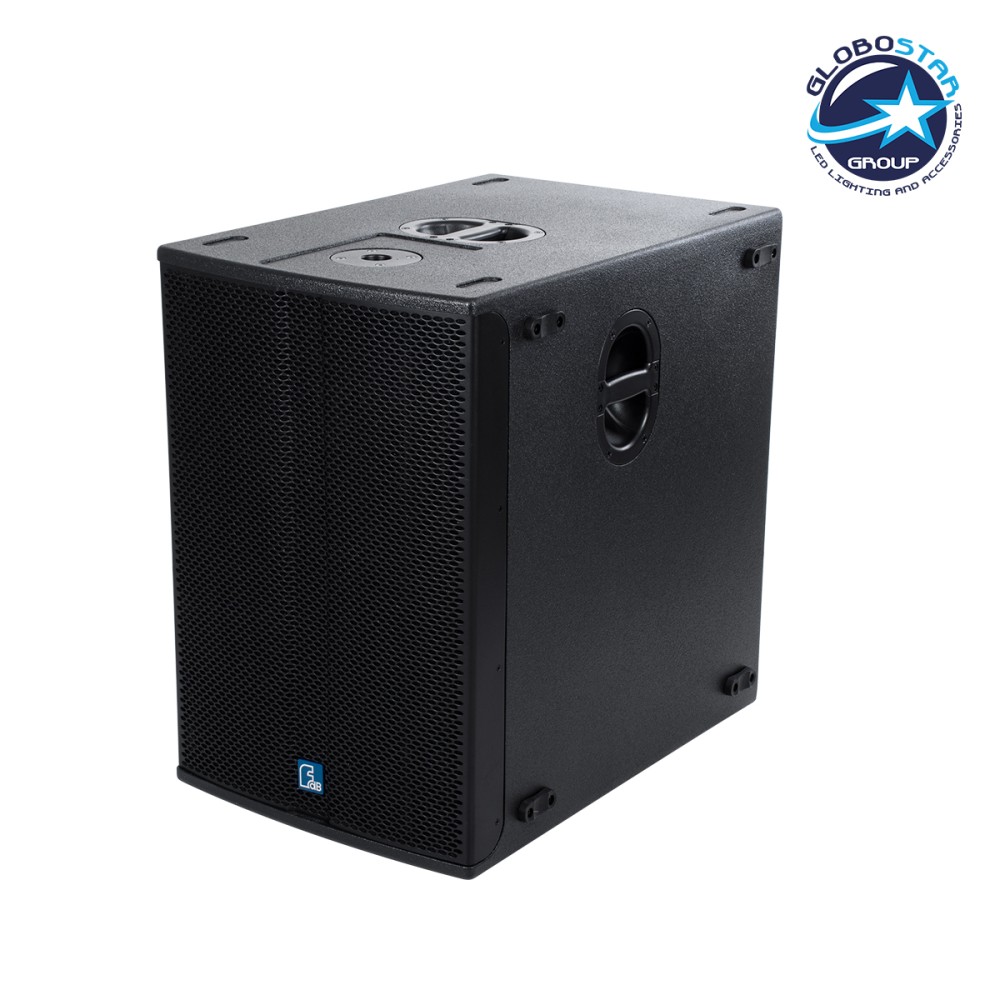 GLOBOSTAR® FDB K118BAS 98028 Επιδαπέδιο Ενεργό Αυτοενισχυόμενο PA Subwoofer Κολωνάτο Σύστημα με Ψηφιακό Ενισχυτή DSP SA2.68 AC 220V/50-60Hz - 600W RMS/4Ω + 600W RMS/4Ω (2400W Peak) - 1 x 18" Inches LF - IP20 - Μαύρο - Μ47.5 x Π71 x Υ70cm - 2 Χρόνια Ε