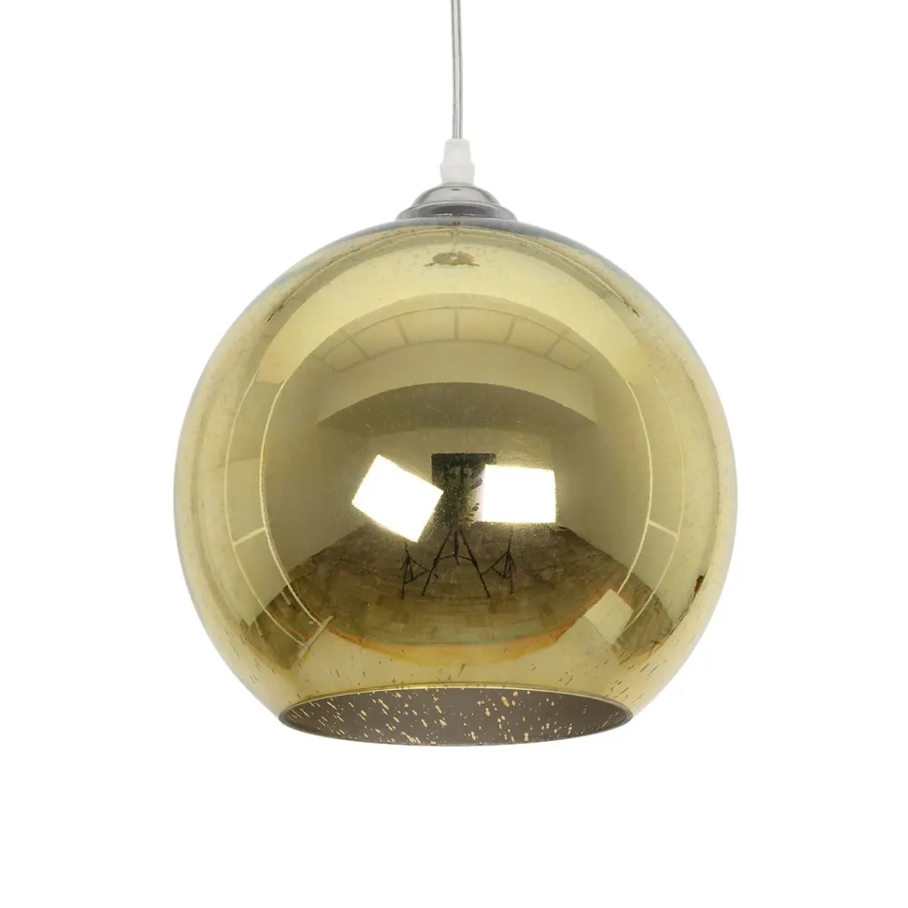 GLOBOSTAR® SATURN 999-0147 Μοντέρνο Κρεμαστό Φωτιστικό Οροφής με Ντουί 1 x E27 AC 220-240V IP20 - Πολύχρωμο - Μ25 x Π25 x Υ22cm