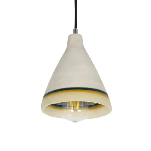 GLOBOSTAR® BEVIN 999-0219 Μοντέρνο Κρεμαστό Φωτιστικό Οροφής με Ντουί 1 x E27 AC 220-240V IP20 - Πολύχρωμο - Μ17 x Π17 x Υ21,5cm