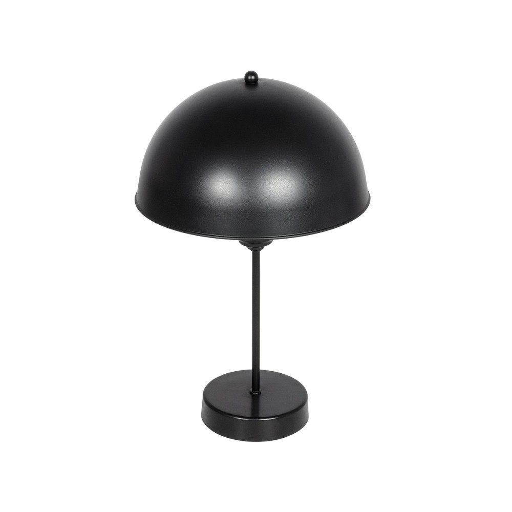 GLOBOSTAR® GAZETA 203-0296 Μοντέρνο Επιτραπέζιο Φωτιστικό Πορτατίφ με Ντουί 1 x E27 AC 220-240V IP20 - Μαύρο - Μ25 x Π25 x Υ39cm