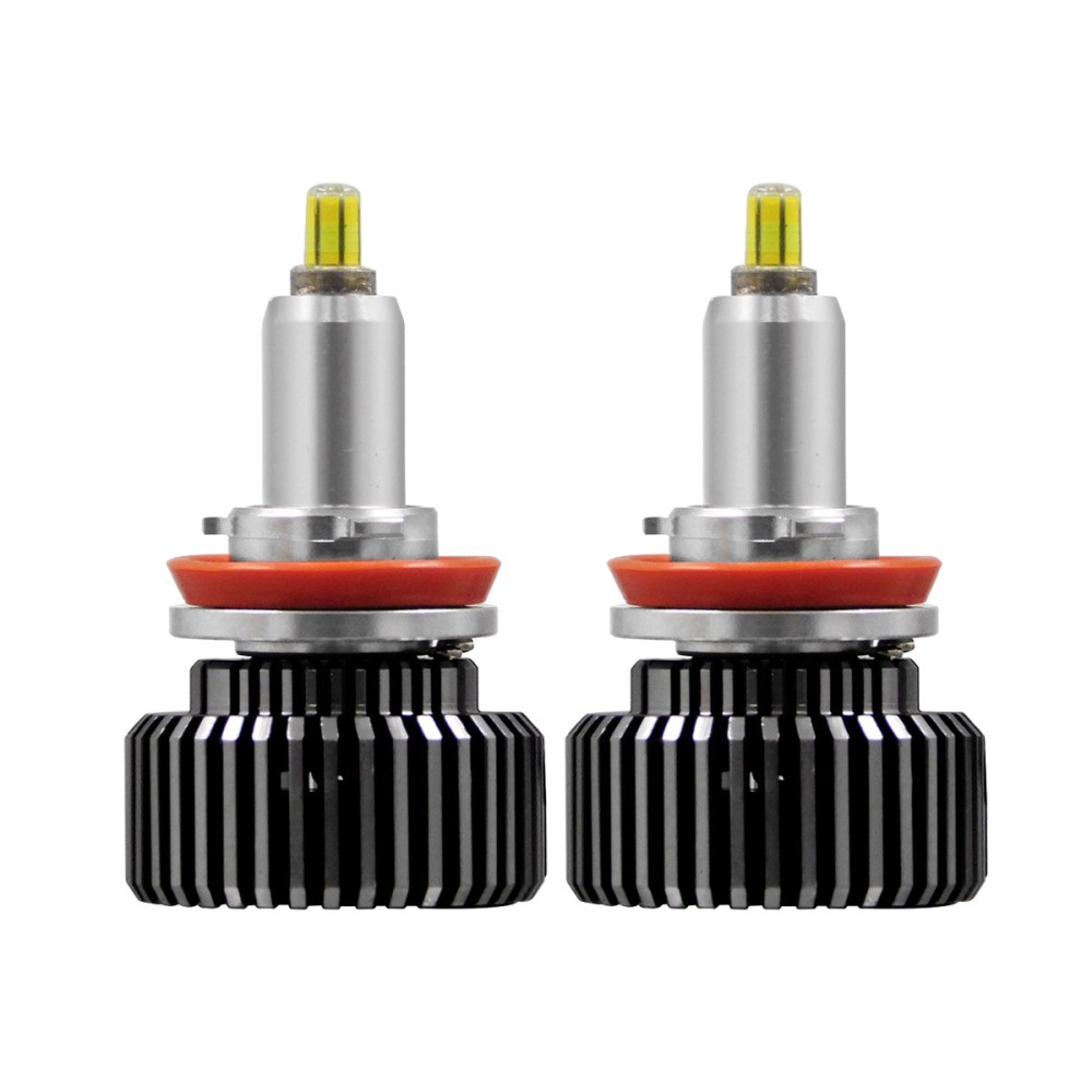 GloboStar® 82065 H9 360° Line Extreme KIT Βασικού Φωτισμού Αυτοκινήτου & Φορτηγού 3rd Generation Can-Bus Extreme Truck Series LED CREE CXB COB 80W 7600lm DC 9-32V Αδιάβροχο IP66 Ψυχρό Λευκό 6000K