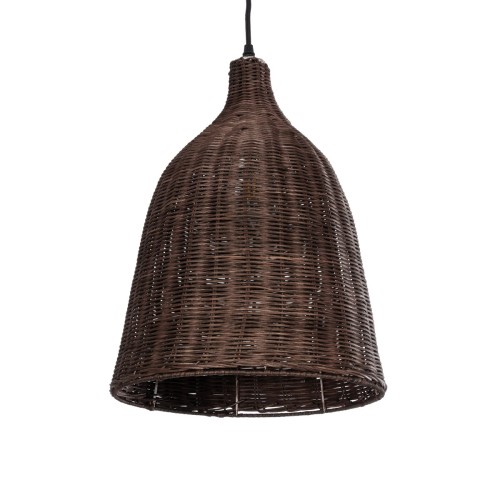 GLOBOSTAR® BAHAMAS 01367 Boho Κρεμαστό Φωτιστικό Οροφής με Ντουί 1 x E27 AC 220-240V IP20 - Καφέ - Μ30 x Π30 x Υ40cm