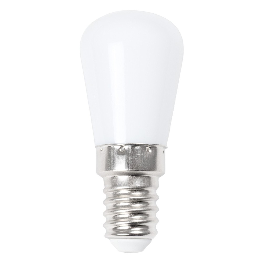 GloboStar® 76057 Λάμπα E14 S6 LED SMD 2835 3W 290lm 320° AC 230V Ψυγείου Ψυχρό Λευκό 6000K Μ2.6xΠ2.6xΥ6