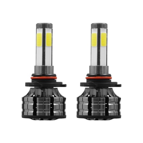 GloboStar® 82046 H10 K9 Line KIT Βασικού Φωτισμού Αυτοκινήτου & Φορτηγού 3rd Generation Can-Bus Series LED CREE CXB COB 100W 14000lm DC 9-32V Αδιάβροχο IP66 Ψυχρό Λευκό 6000K