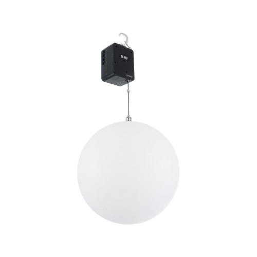 GloboStar® 51203 LIFT BALL Επαγγελματικό Φωτιστικό Ειδικών Εφέ Φ60cm KINETIC BALL Light CREE LED 4in1 15W - 15 x 1W LED SMD Chips RGBW - Μέγιστο Μήκος Ανύψωσης 3.5 Μέτρα - AC 220V-240V DMX512 Display on Body - Μαύρο - Μ17 x Π13 x Υ26cm - 2 Χρόνια Εγγύση