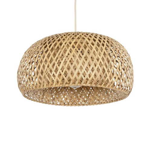 GLOBOSTAR® SAN TROPEZ 01626 Boho Κρεμαστό Φωτιστικό Οροφής με Ντουί 1 x E27 AC 220-240V IP20 - Μπεζ - Μ38 x Π38 x Υ22cm