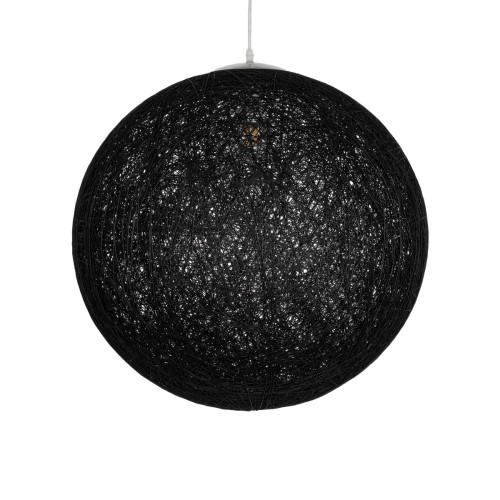 GLOBOSTAR® OCEANA 999-0157 Boho Κρεμαστό Φωτιστικό Οροφής με Ντουί 1 x E27 AC 220-240V IP20 - Μαύρο - Μ60 x Π60 x Υ60cm