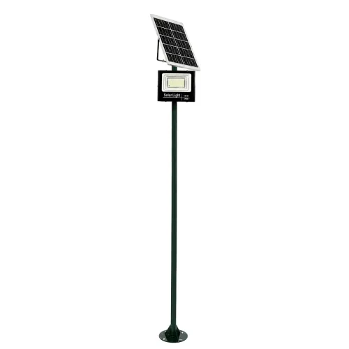 GLOBOSTAR® HELIOS-280 GLB-000-0006 Μεταλλικός Γαλβανισμένος Στύλος Φωτισμού για Φωτοβολταϊκό Προβολέα Εξωτερικού Χώρου - RAL 6009 Κυπαρίσσι Ματ - Μ35 × Π25 × Υ280cm