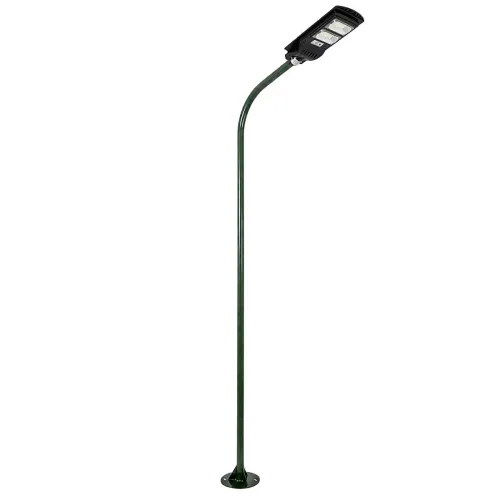 GLOBOSTAR® URBANO-280 GLB-000-0012 Μεταλλικός Γαλβανισμένος Στύλος Φωτισμού για Φωτοβολταϊκό Φωτιστικό Δρόμου Εξωτερικού Χώρου - RAL 6009 Κυπαρίσσι Ματ - Μ84 x Π25 x Υ280cm