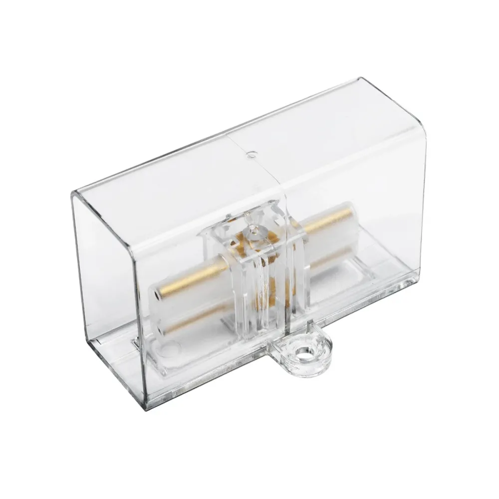 GLOBOSTAR® HEXON GLB-101-0090 Σύνδεσμος I AC 220-240V IP20 - Διάφανο - Μ6.6 x Π2.4 x Υ4cm