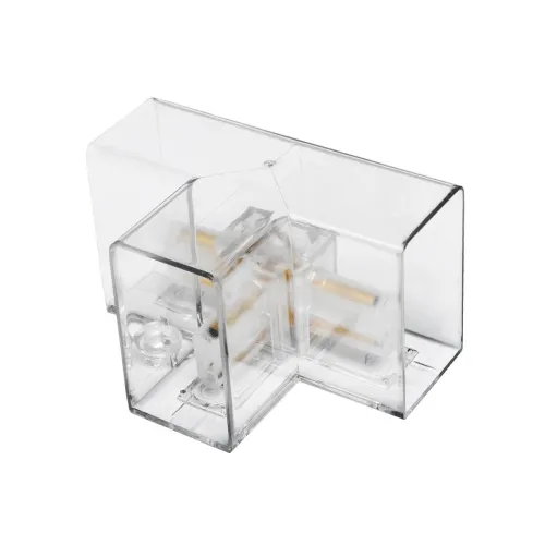 GLOBOSTAR® HEXON GLB-101-0091 Σύνδεσμος T AC 220-240V IP20 - Διάφανο - Μ7 x Π4.5 x Υ4cm