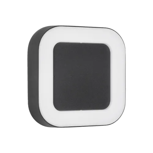 GLOBOSTAR® LINEART GLB-103-0039 Φωτιστικό Τοίχου / Απλίκα LED 18W 1620lm 120° AC 220-240V Αδιάβροχο IP65 Θερμό Λευκό 2700K - Sanan SMD Chip - Μαύρο Ματ - Μ20 x Π4.5 x Υ20cm - 3 Χρόνια Εγγύηση