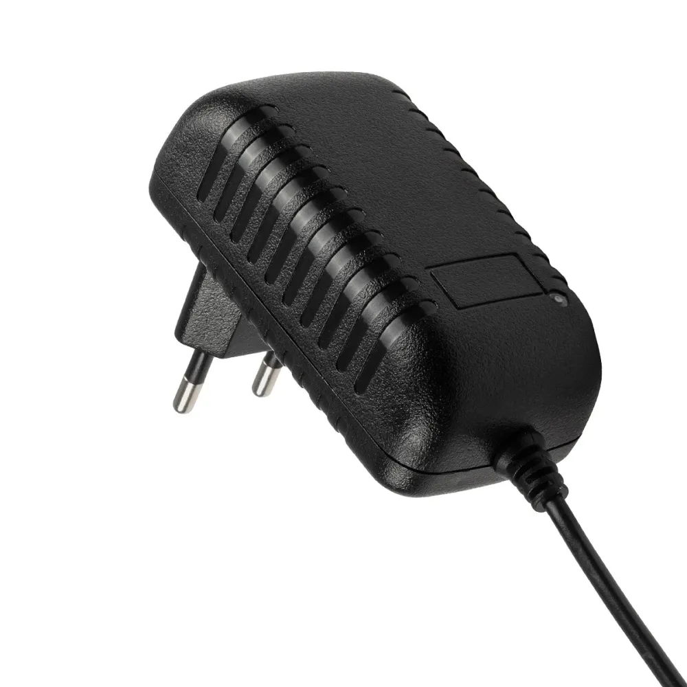 GLOBOSTAR® VOLTIX GLB-107-0002 Τροφοδοτικό/Μετασχηματιστής Class II SELV 24W 2A AC 220-240V σε DC 12V IP20 - Μαύρο Ματ - Μ8 x Π4.2 x Υ2.8cm - 3 Χρόνια Εγγύηση
